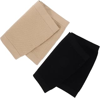 VOSAREA 2pcs Neoprene Weight Lifting Belt Extra Lumbar Support for Squats | Adjustable Fit, Sweat Compression Design, Nylon Polyamide Build, for Men and Women Powerlifting Workouts