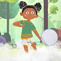 Vista 2 de Max Shape 6 paquetes de ropa interior de entrenamiento para niñas con capa absorbente de cena, pantalones reutilizables de entrenamiento