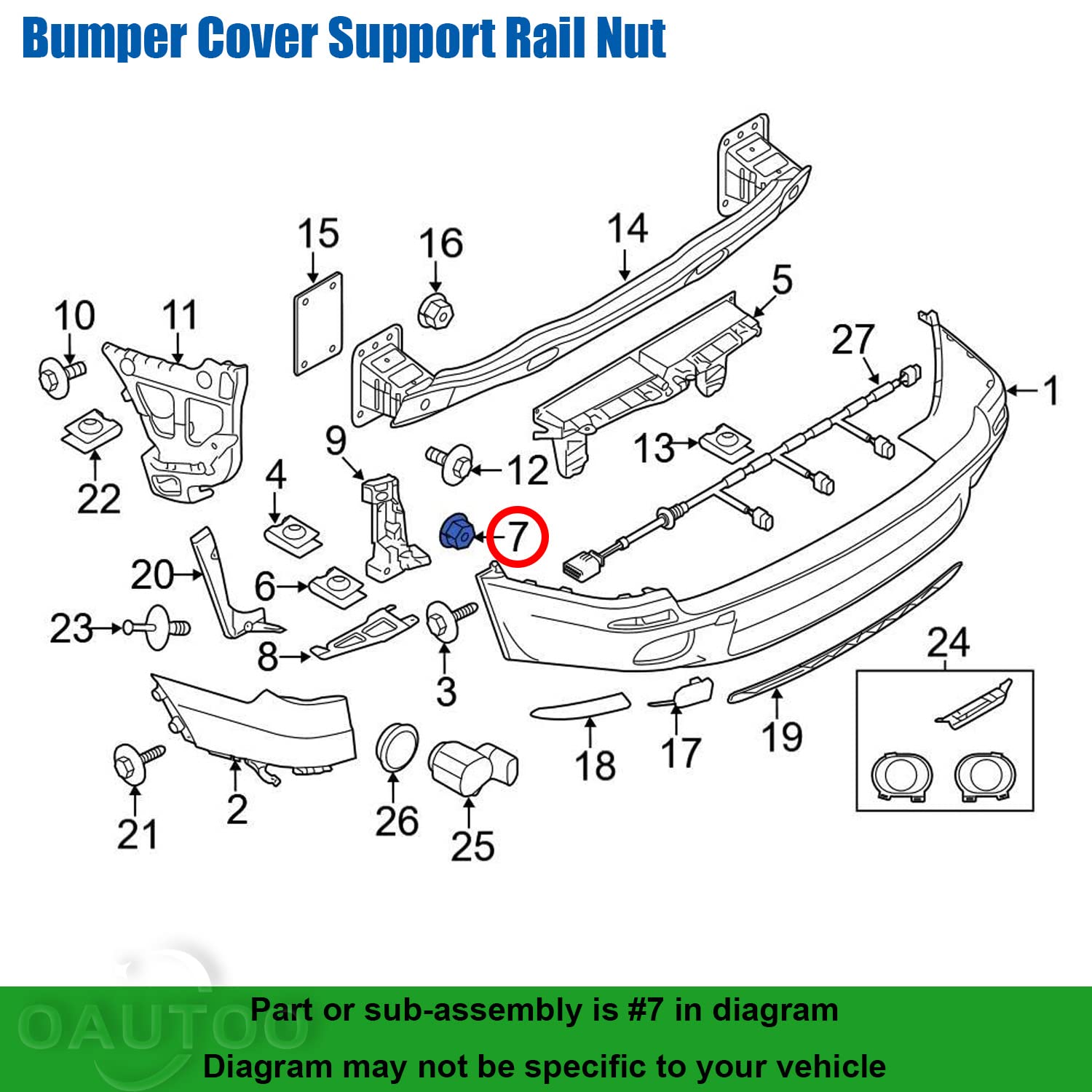 Amazon.com: OAUTOO 30pcs Splash Shield & Fender Liner Nut 51-16-1 
