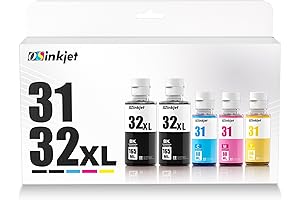 31 HP Ink Bottle Set for Smart Tank Printers