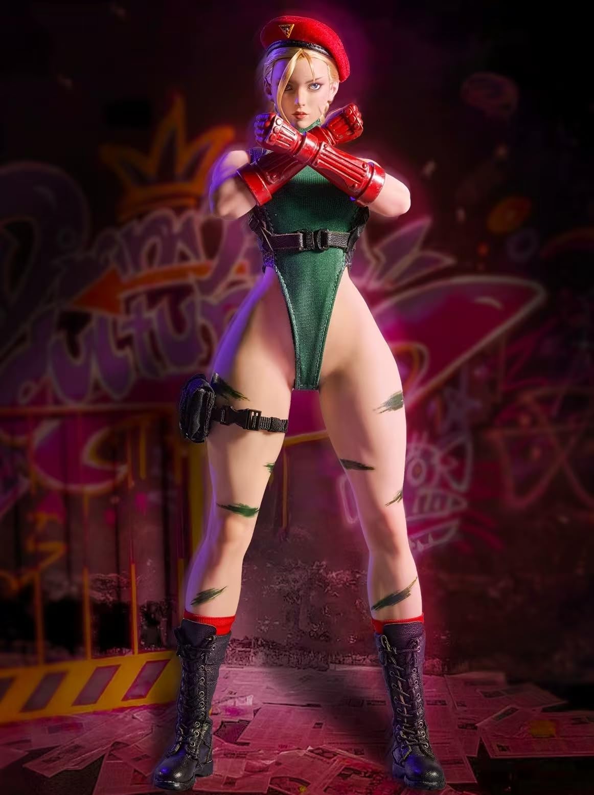 Amazon.co.jp: 女格闘家シリーズBeeキャミィ1/6スケール可動フィギュア