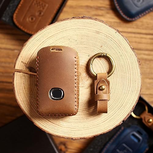 Miniatura 3 de HIBEYO Funda para llavero Mazda 3 6 Hatchback Alexa Cx3 Cx4 Cx5 Cx7 Cx8 Cx9 Cx30 Accesorios de coche con llaveros Smart Auto Key 4 Button Key Case -