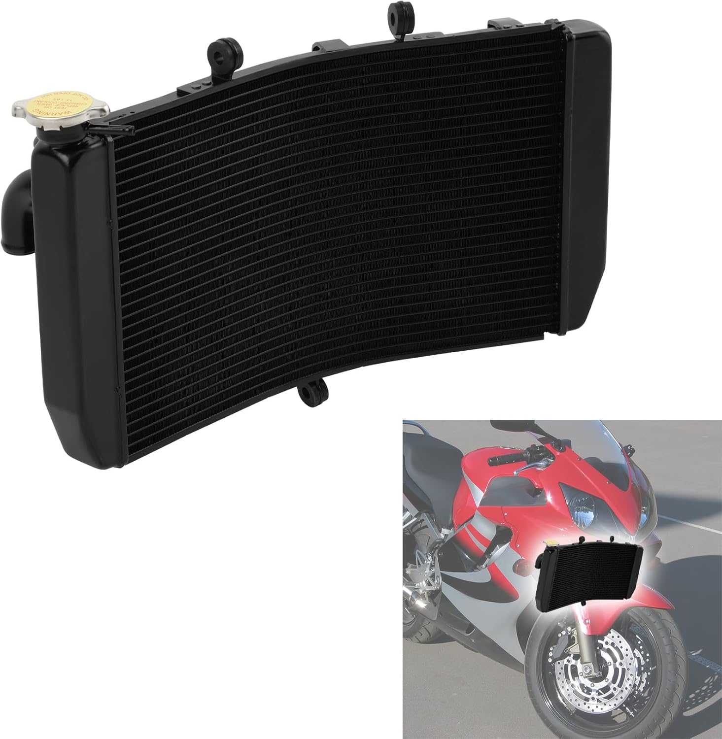 TCMT Replacement Cooler Cooling Radiator Fits For Honda CBR600 F4 CBR 600 1999-2000 99 00 Fit For CBR600 F4I 2001-2004