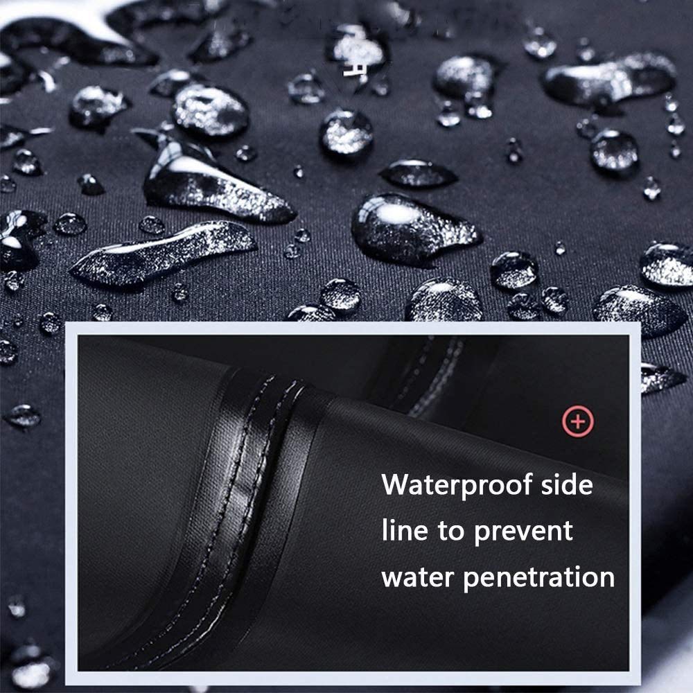 GDDO Combinaison de Pluie pour Hommes Femmes vêtements de Pluie Veste Pantalon Ensemble étanche Haute visibilité Coupe-Vent à Capuche imperméable Travail Moto Golf pêche