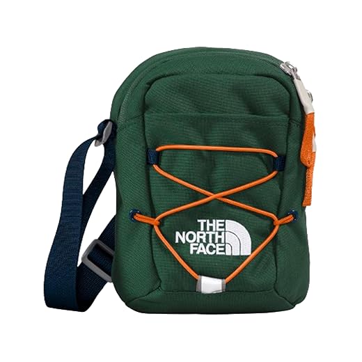 THE NORTH FACE Jester Crossbody Bag, Pine Needle/Summit Navy/Power Orange, One Size