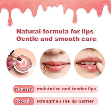 Lip Balm Honey Pot,Watermelon Apple Lime Cherry Lip Sleeping Mask Moisturizing Lip Mask Overnight Hydrating Prevention Dry and Cracked Lip Scrubs Exfoliator Lip Wrinkle Care 3 pcs