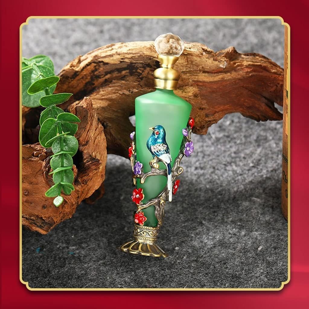 Vintage Bird Dekoracyjna butelka na perfumy Pusta szklana wielokrotnego użytku 30 ml