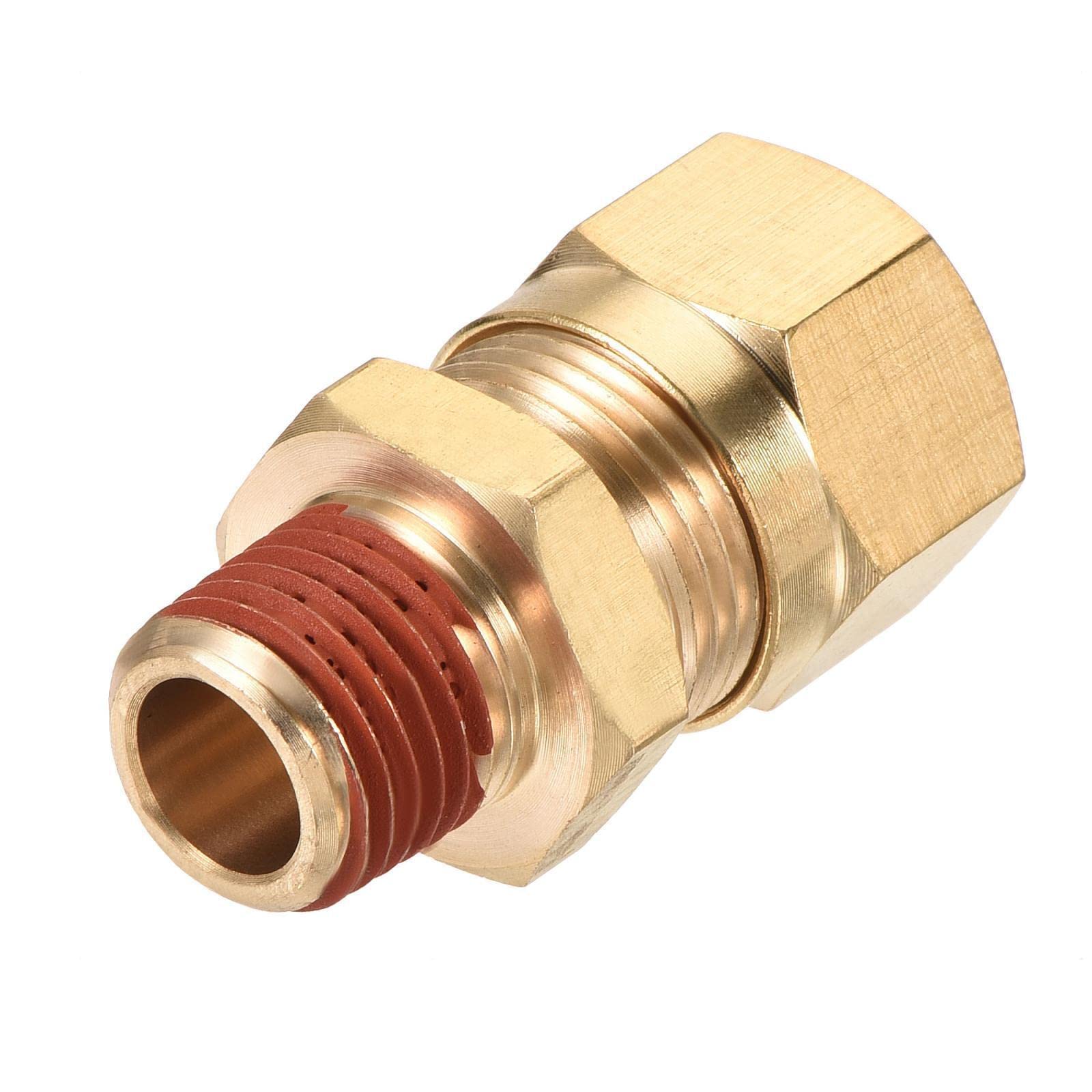 Tool parts Brass Compression Tube Fitting 1/4NPT x 1/2