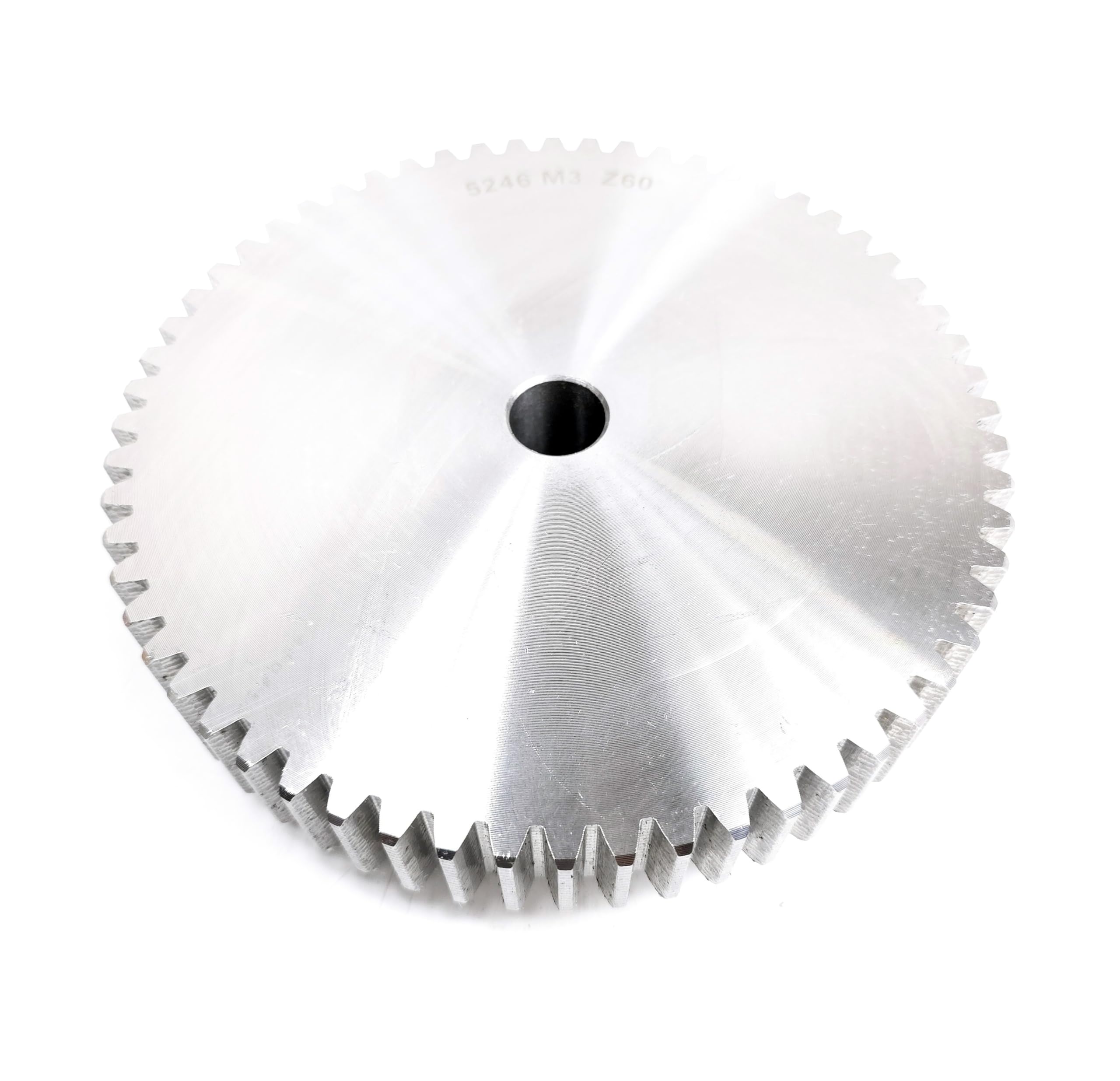 Zahnrad Modul 3 60 Zähne mit Nabe Marka Ozdowski For Farming hochwertiges Stirnrad aus massivem Stahl C45, Präzisions-Antriebstechnik, Z=60