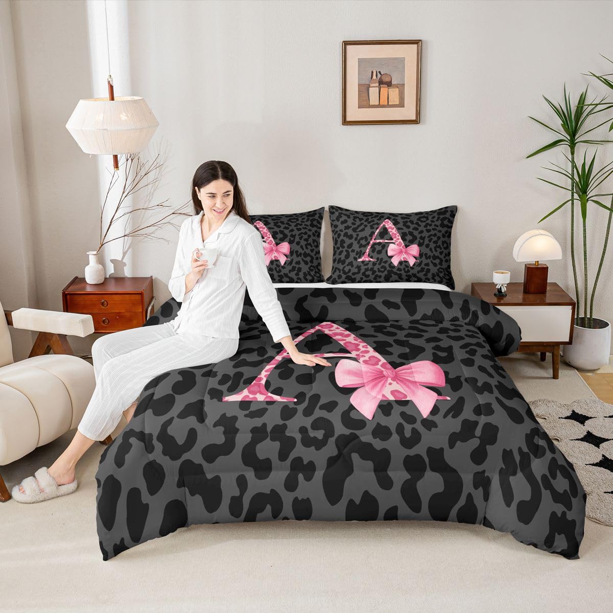Personalized Kids Comforter Set - Letter A Design -5 Personalized Kids Comforter Set - Letter A Design -5