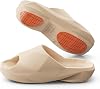 KENROLL Non Slip Slide Sandals, Open Toe Thick Sole Summer Slippers for Outdoor Casual House