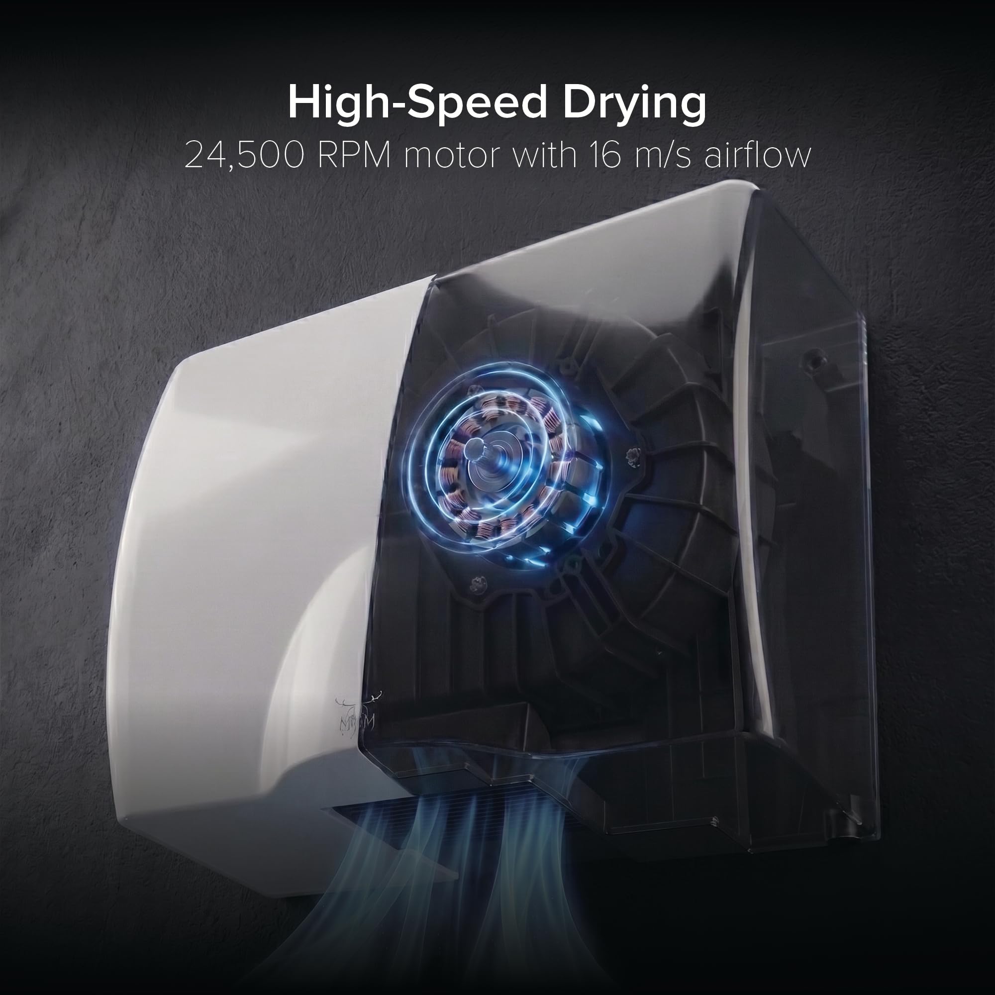 Euronics Touch-Free Hand Dryer - Fast & Hygienic -4