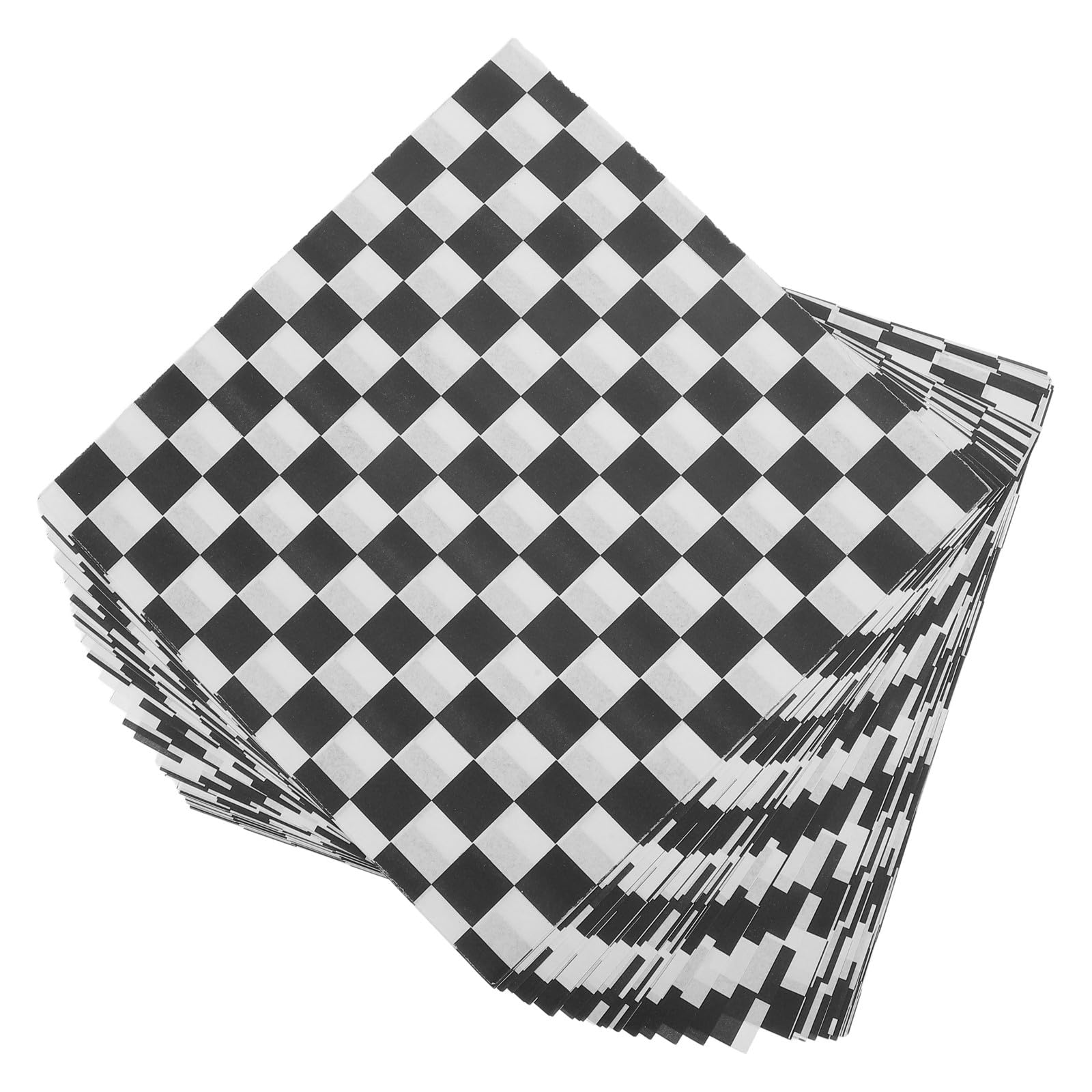 Hoja para Envolver Sándwiches 500 Hojas Papel Negro 18x18 Cm