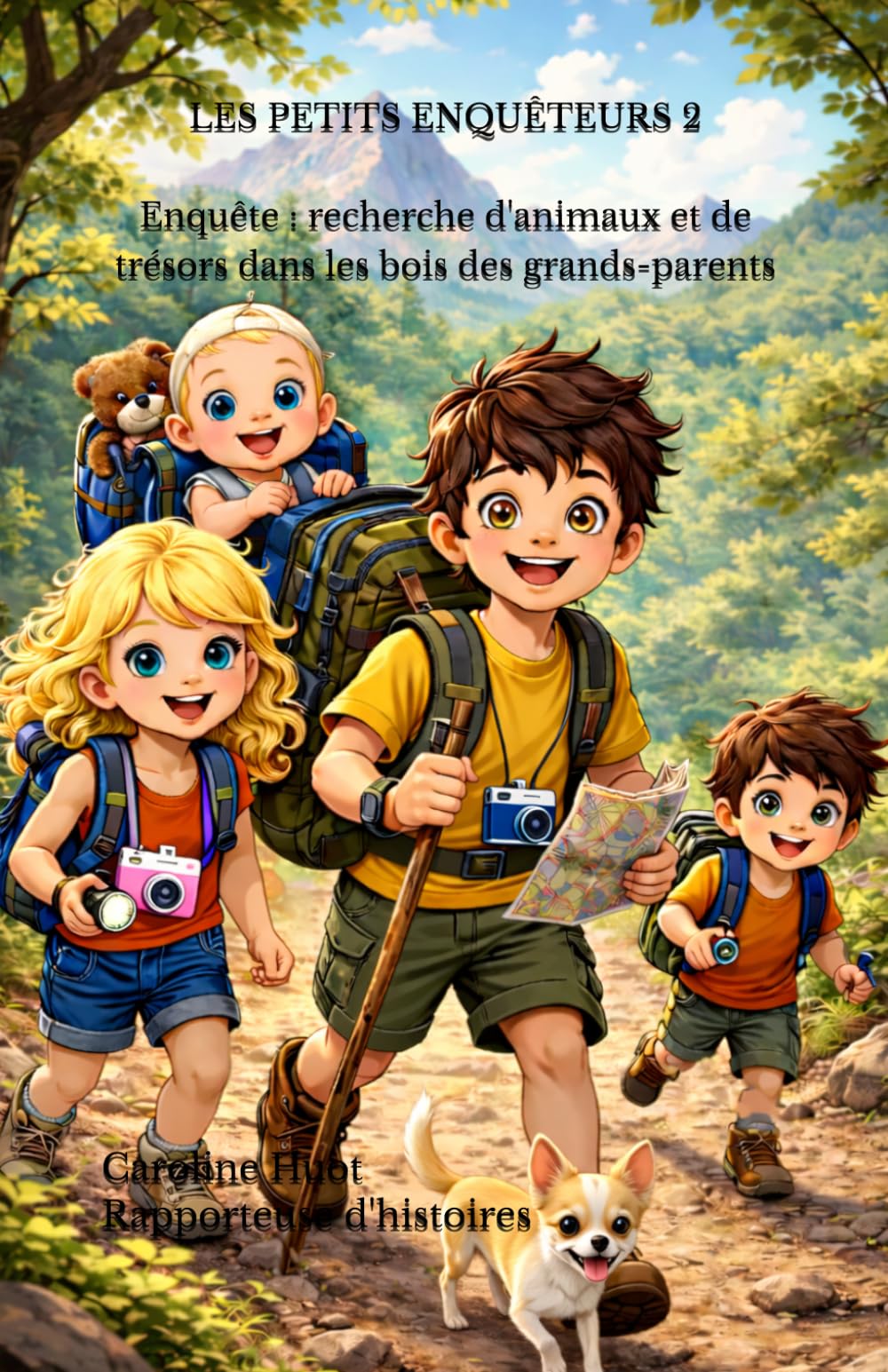 Les petits enquêteurs 2: Enquête : recherche d'animaux et de trésors dans les bois des grands-parents