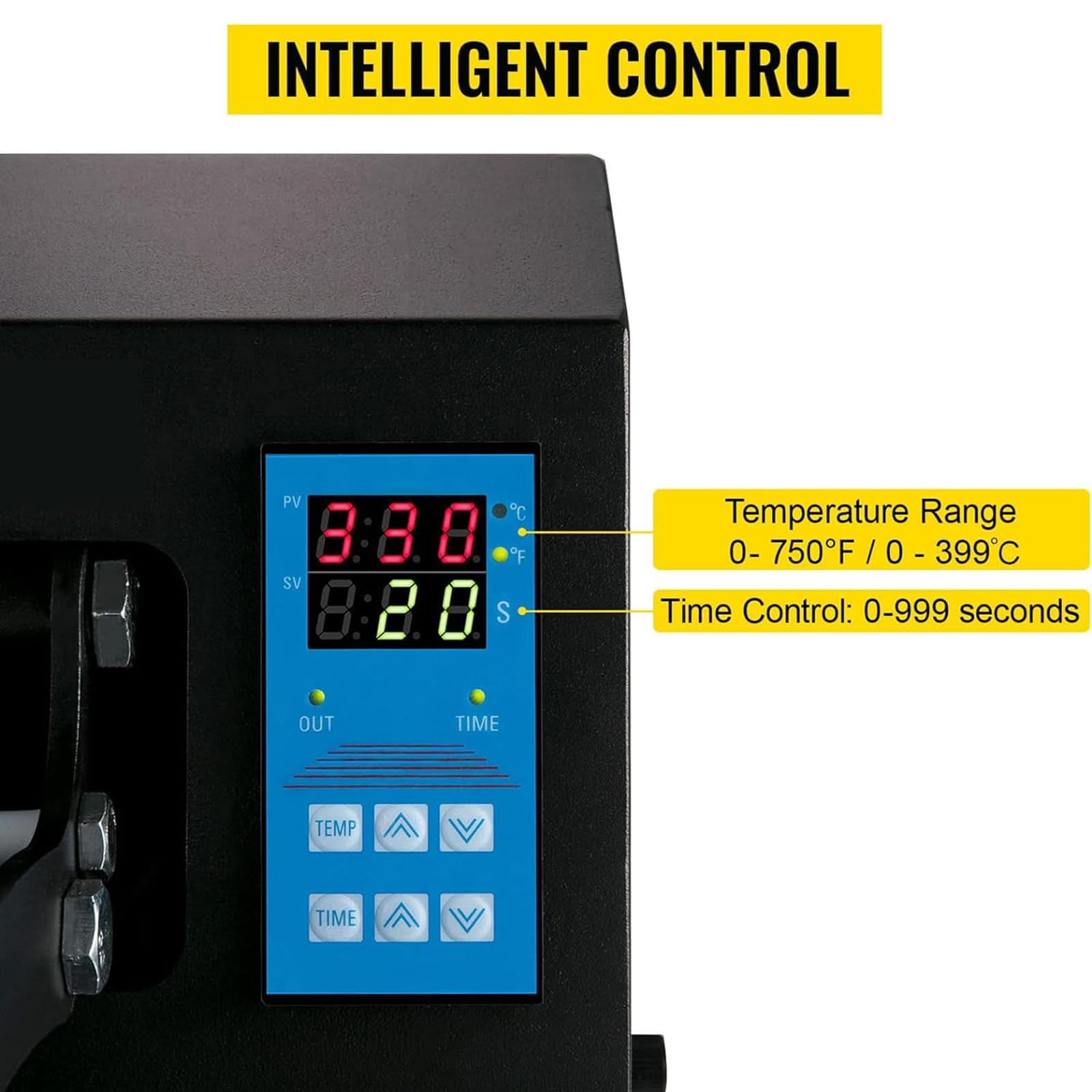 Máquina de prensa de calor para sublimación, prensa multifuncional con pantalla digital, ideal para camisetas, tazas y más, fácil de usar, perfecta para el hogar o el negocio