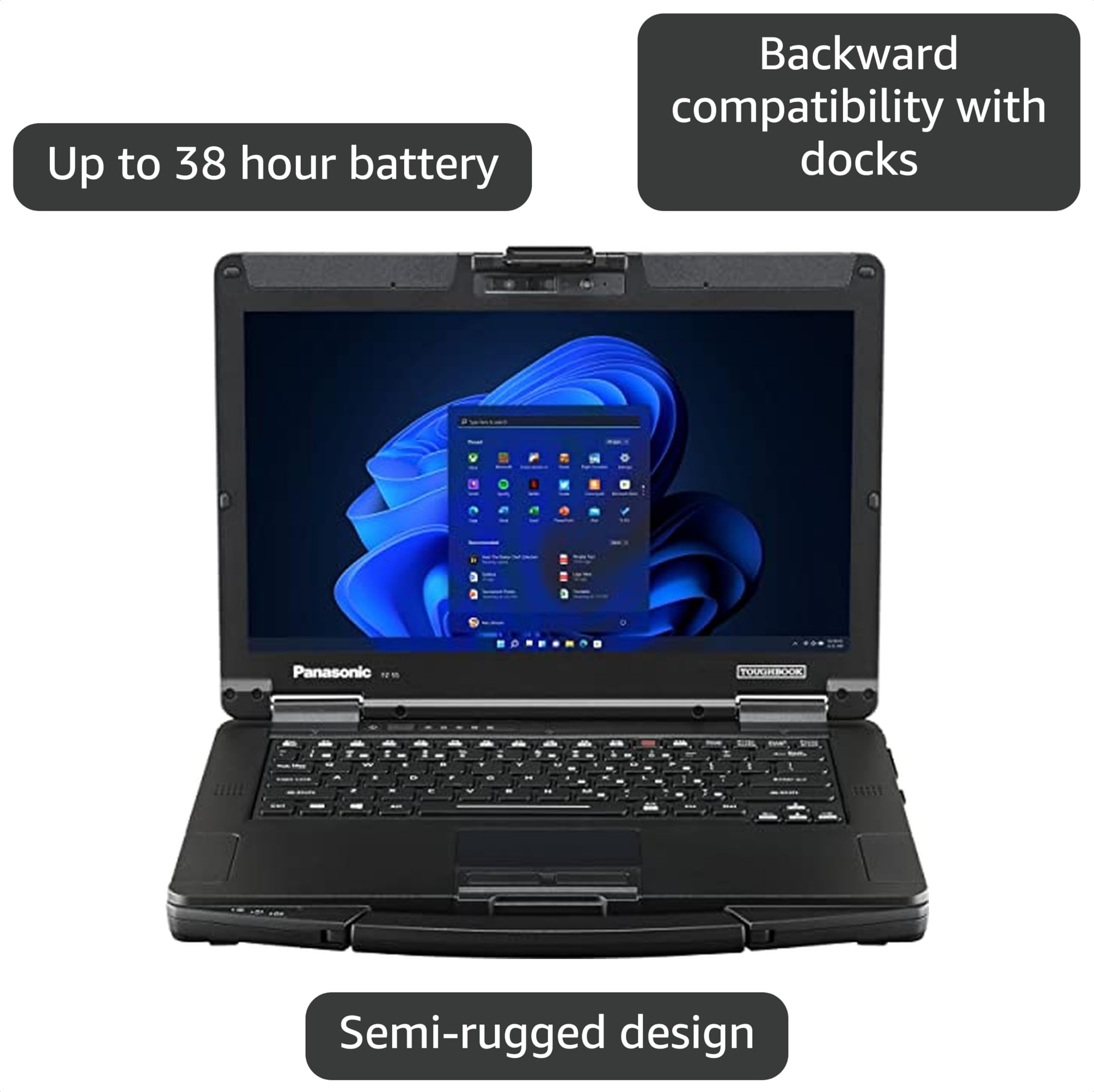 Amazon.com: Panasonic Toughbook FZ-55 14” FHD (1920 x 1080