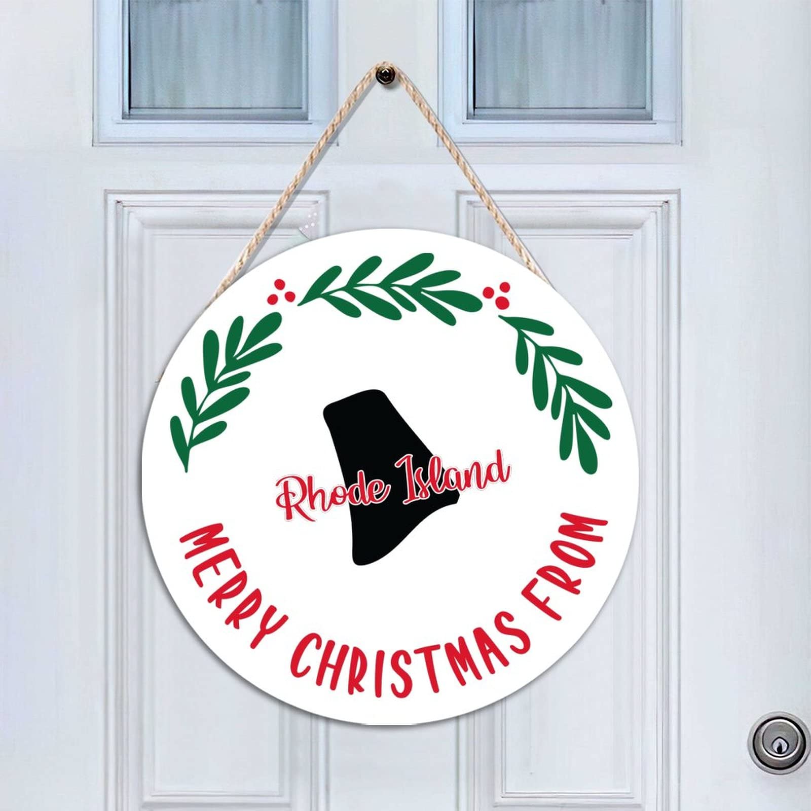 Idée cadeau de Noël : panneau de bienvenue en bois pour porte et mur, une surprise festive idéale