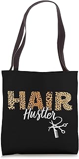 Hair Hustler - Hairstylist Gifts - Hairdresser Gift Leopard Tote Bag