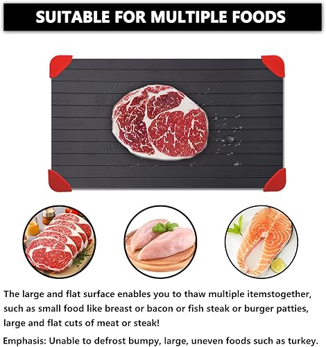 Miniatura 3 de Bandeja de descongelación para carne congelada forma rápida y segura de descongelar alimentos de gran tamaño descongelar platos descongelados por