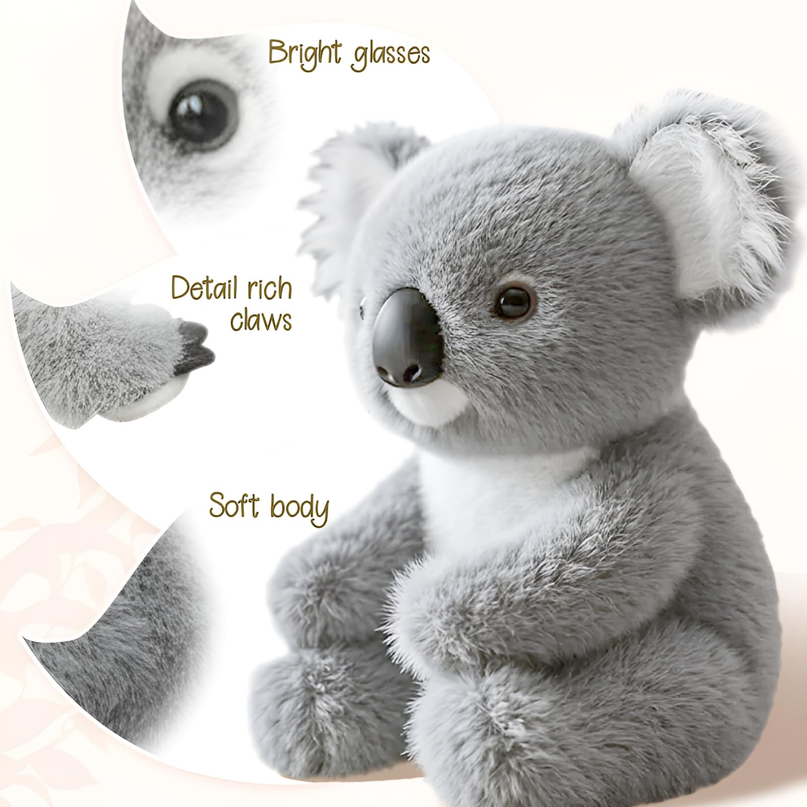 Peluche Koala Koaly – Abrazo Realista Y Reconfortante | Alivia El Estrés Y La Soledad | Tecnología Patentada