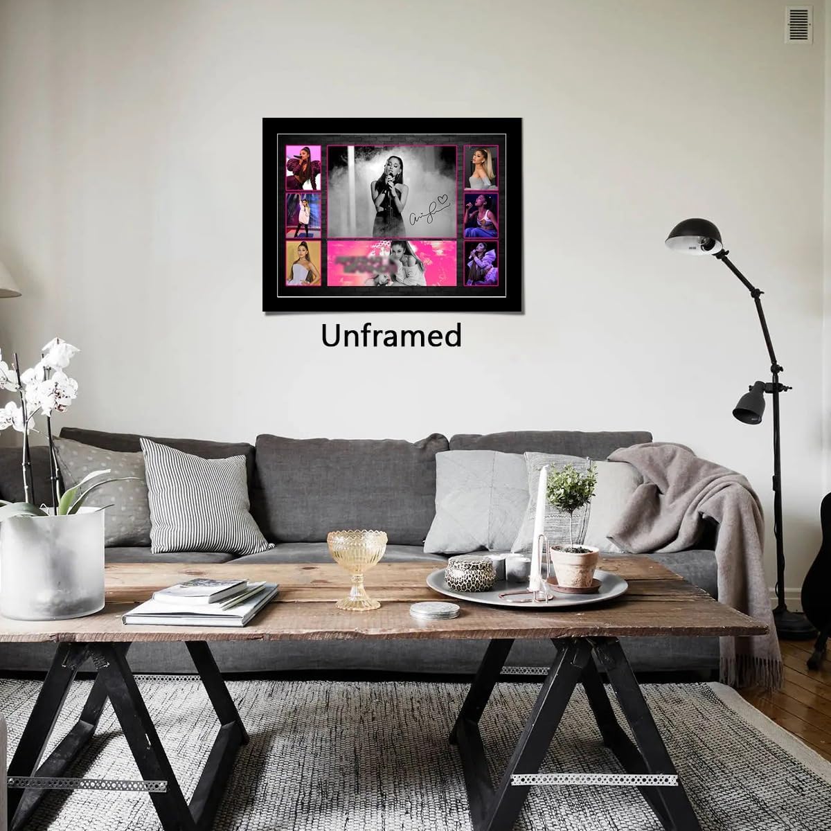 LEKAI Ariana Grande Poster For Fans Kids Room Bedroom Wall Decor-Ariana Grande Music Signed Posters Canvas Prints Picture For Teen Boy Girls Gifts