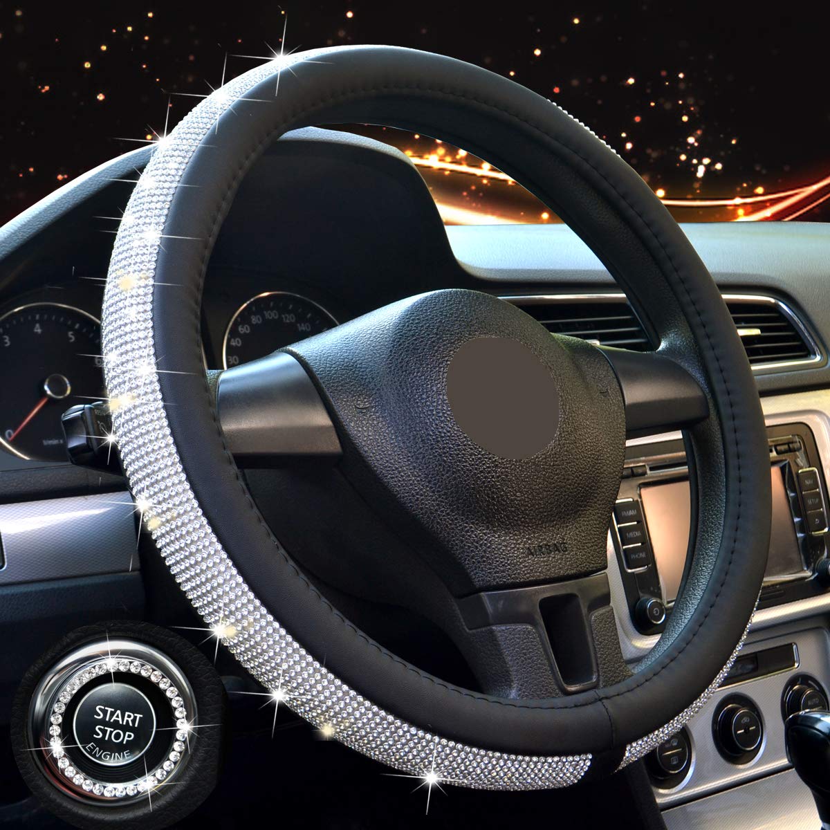 Steering Wheel Cover, Crystal