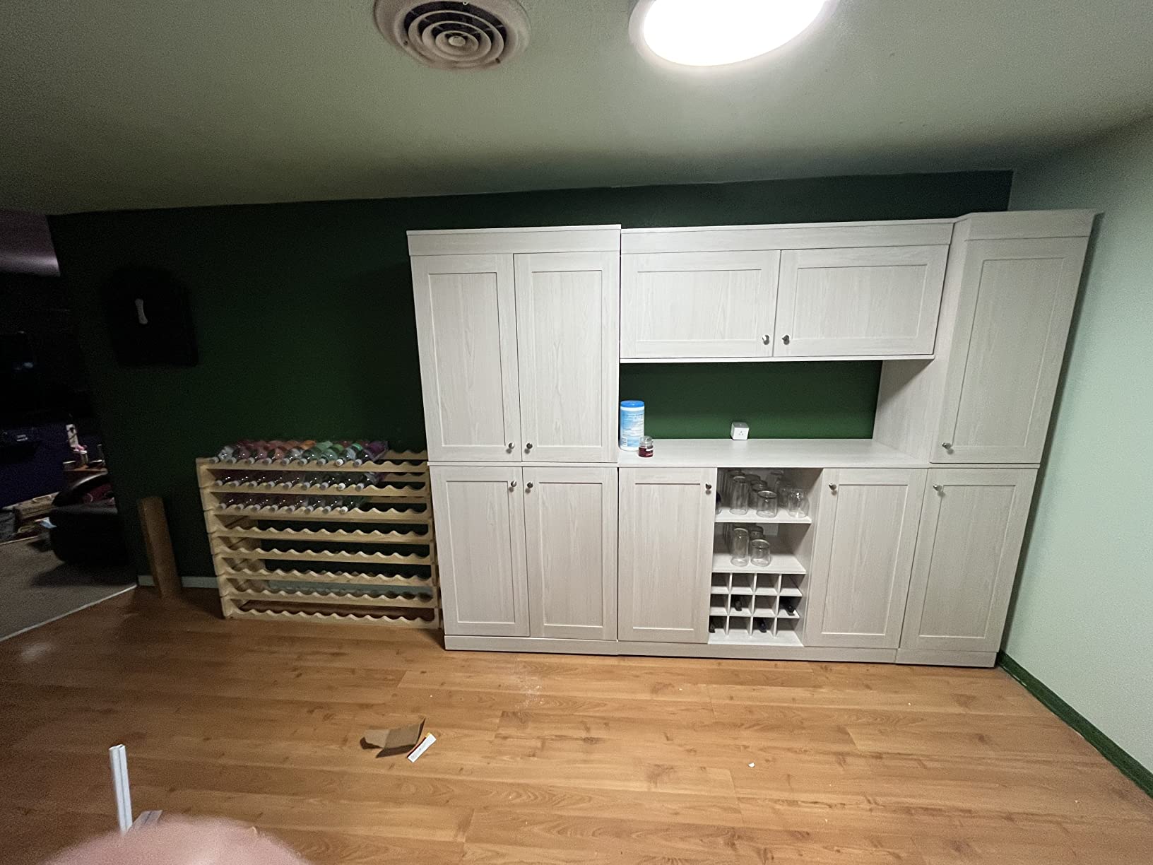 62/mo Finance Inval Shaker Style 4Piece Buffet Storage System Wide