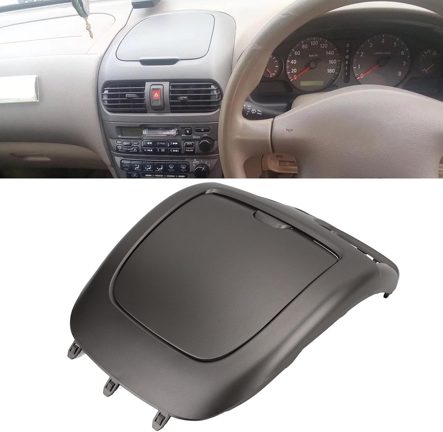 Car Center Dashboard A/C Vent Outlet Panel Compatible with 2002-2006 Replaces 682605M002