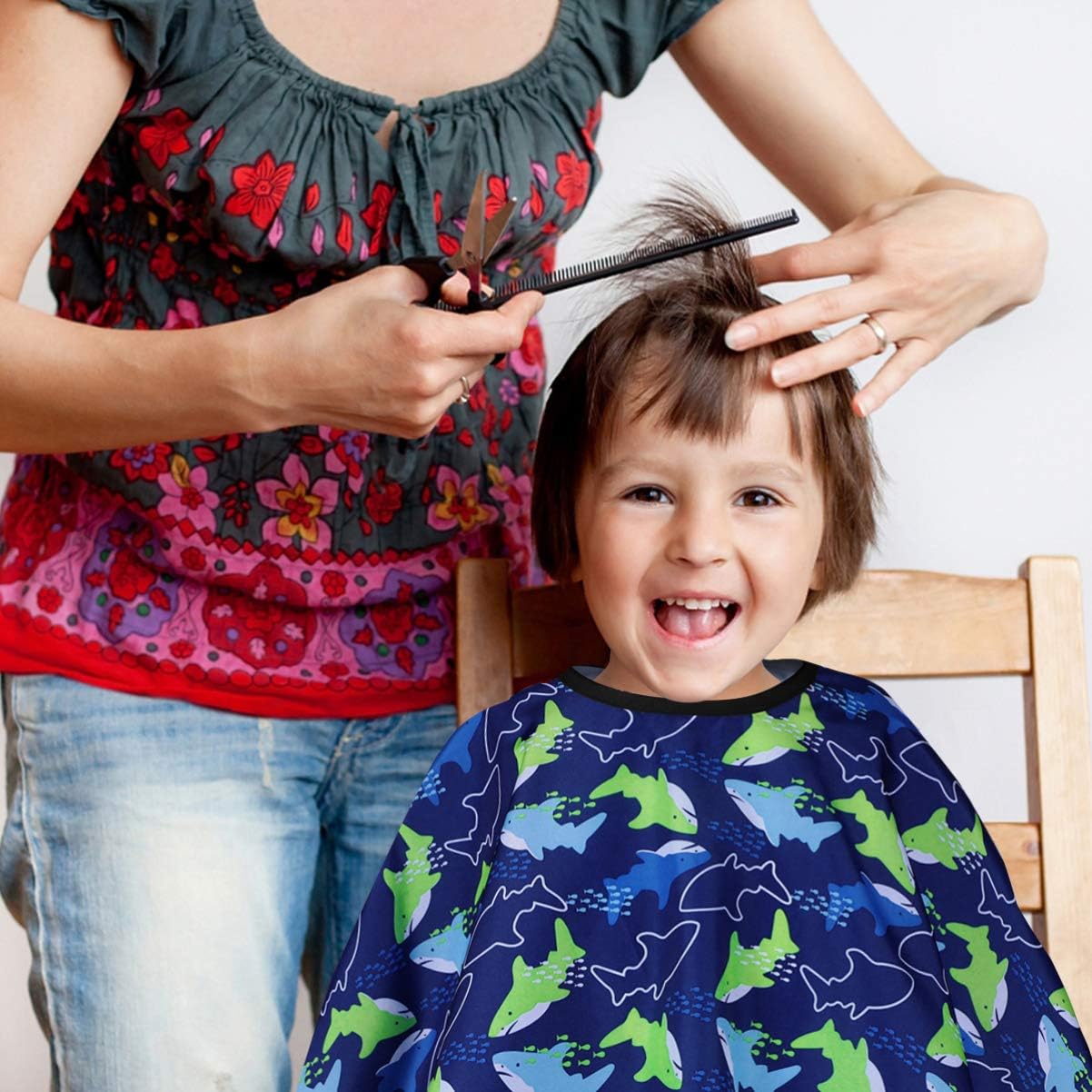 iplusmile Kids Hair Cutting Cape, Waterproof Haircut Cape With