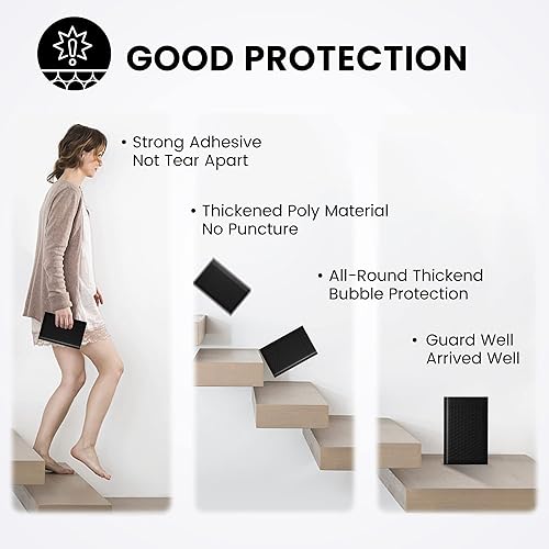 Miniatura 6 de Fuxury Paquete de 200 sobres de burbujas negros de 4 x 8 pulgadas, sobres acolchados impermeables autosellados, tamaño utilizable, sobres acolchados
