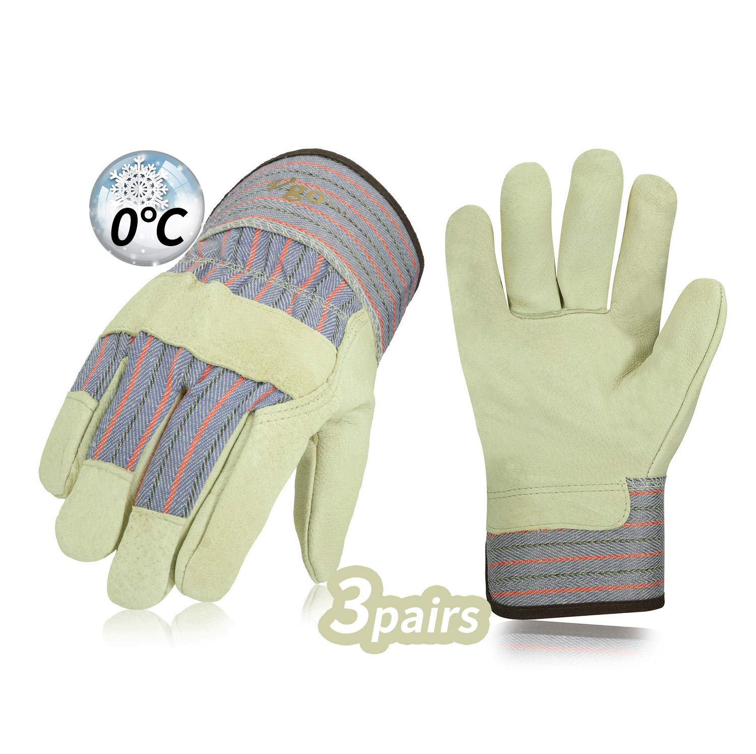 guanti invernali per l'edilizia maschile