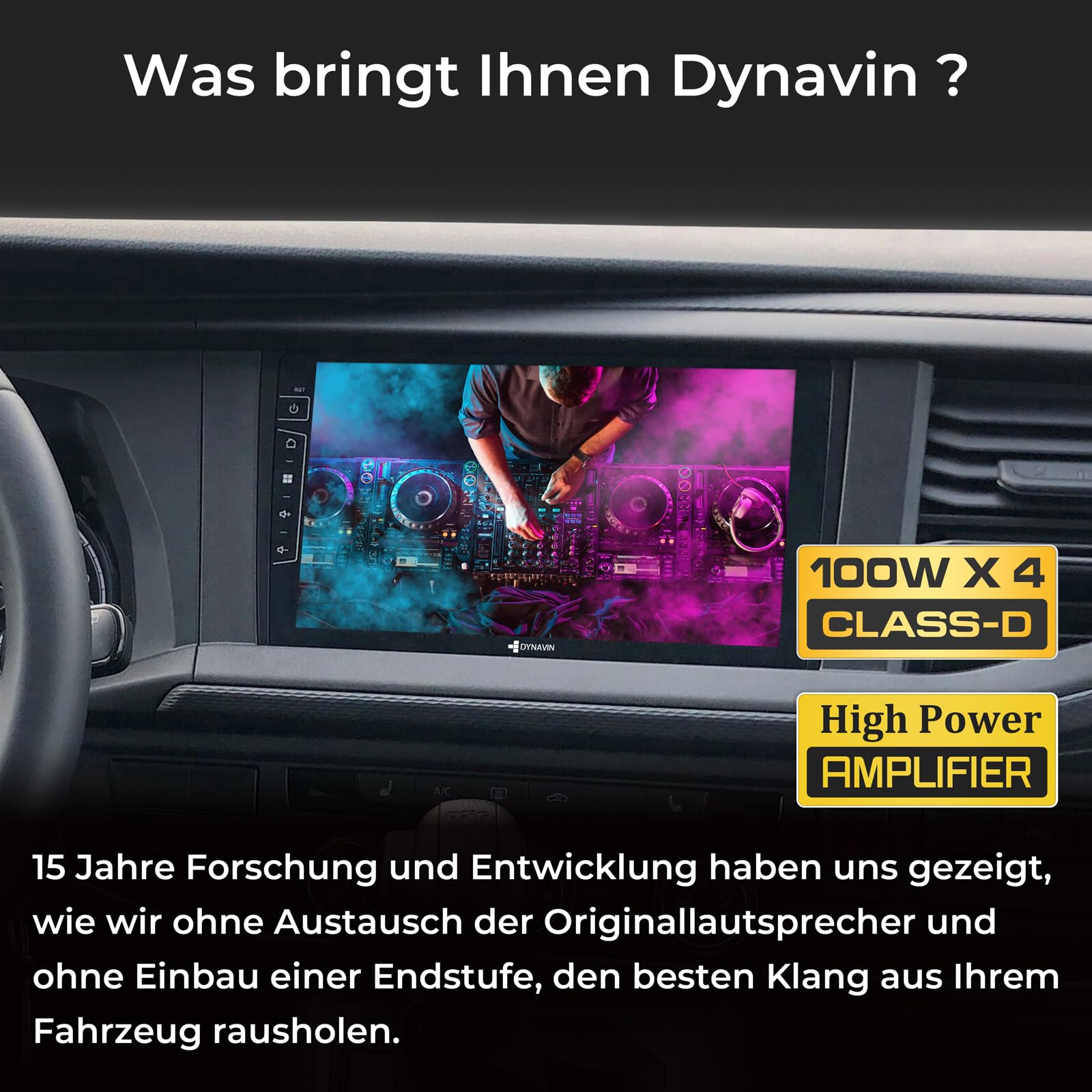 DYNAVIN Android Autoradio GPS pour VW T6.1 Polo Golf Sportsvan: 9 Pouces OEM Radio avec Wireless CarPlay et Android Auto | Head-up Display | Dab+ Radio: D9-333 Premium Flex