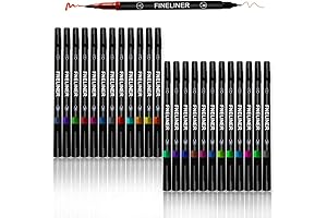 Vibrant Markers for Stunning Art, with No Bleed Guarantee