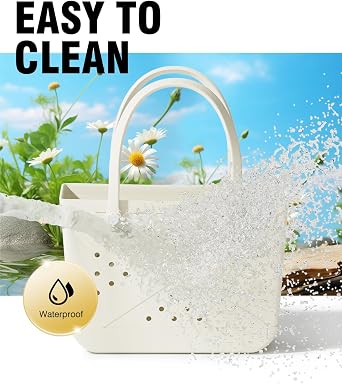 Beach Bag Rubber Tote