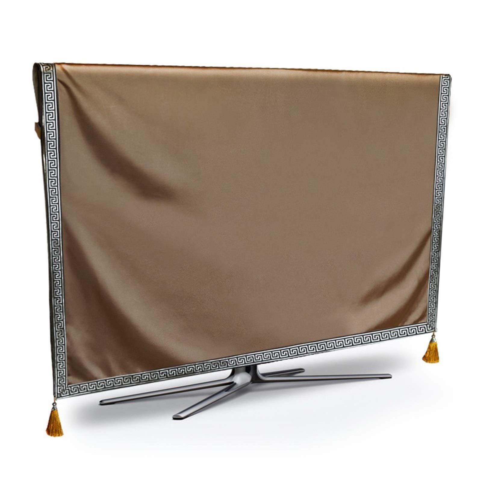 Funda de TV azul de 50 pulgadas, resistente a la intemperie y al polvo, cubierta antipolvo y camino de mesa, cojines elegantes para protección de mesa de comedor