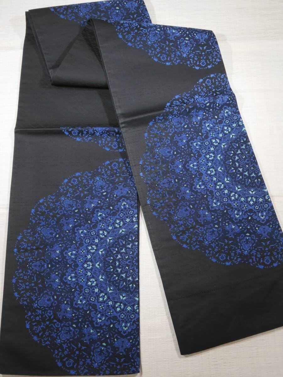 Amazon.co.jp: 西陣織最高級袋帯 世界遺産イスファハン大華紋 黒地 六