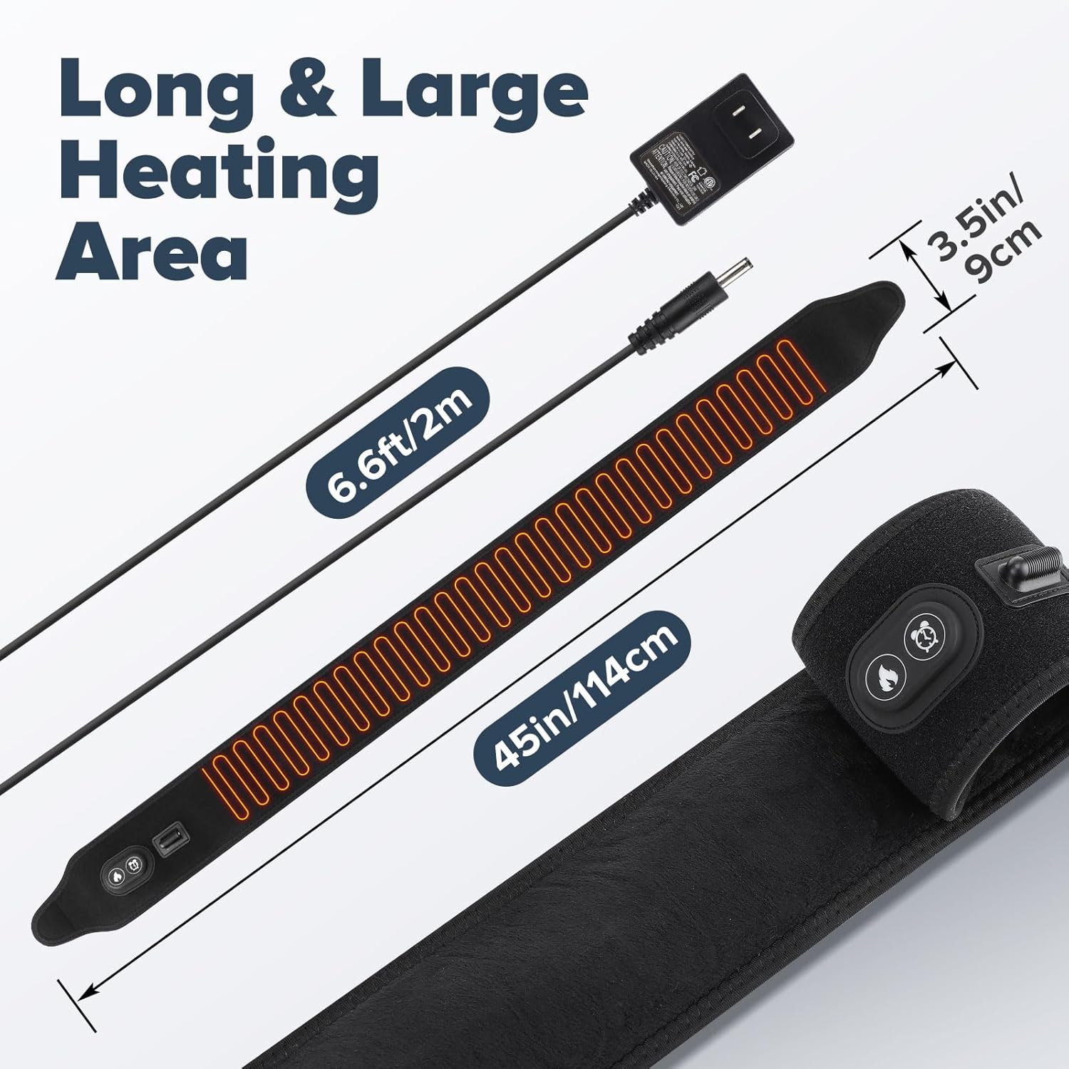 Elbow Heating Pad for Tennis Elbow & Arm Pain Relief, Elbow Massager Wrap for Forearm Soreness, Rechargeable Heat Therapy for Typing, Lifting, Sports & Overused Arms - Image 6