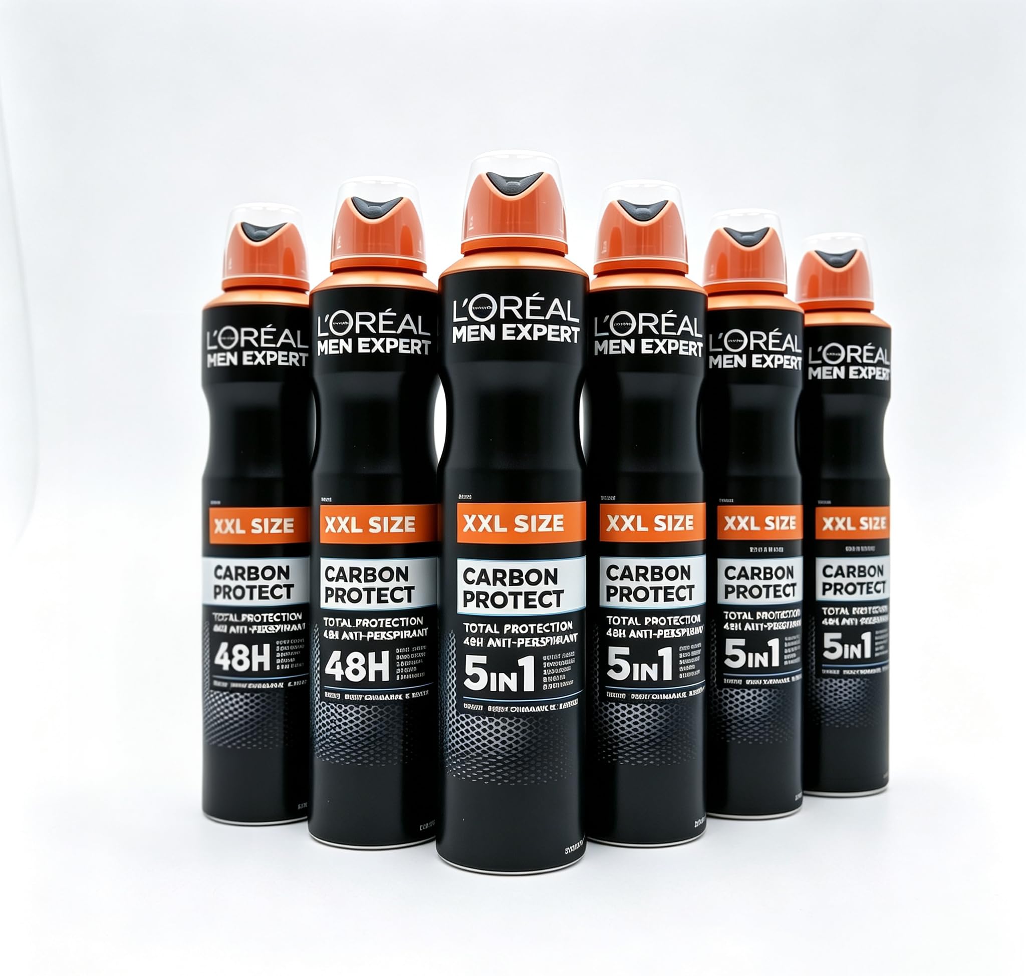 L'Oréal Men Expert Carbon Protect Deodorant Spray XXL - 6 x 300 ml