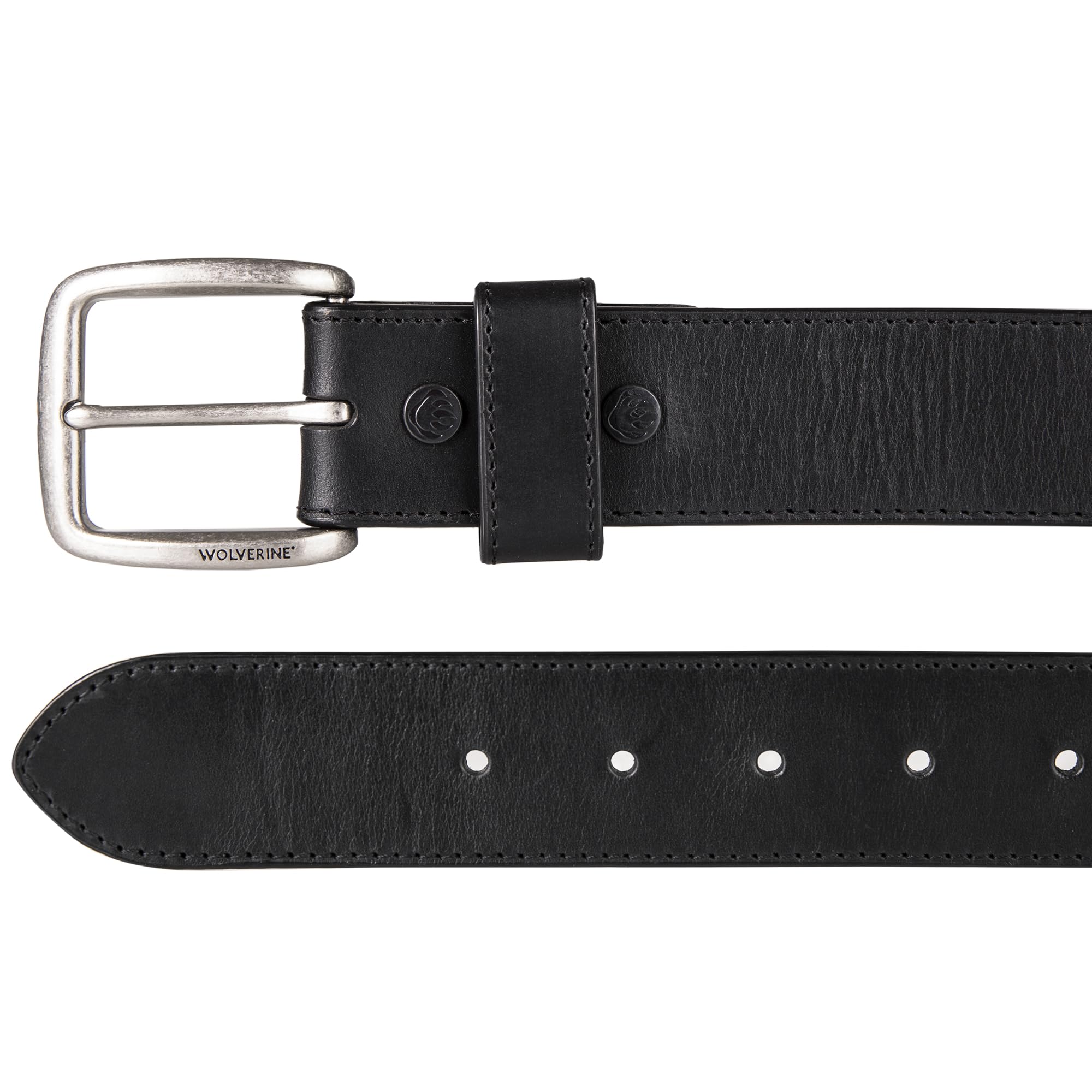 Snapklik.com : WOLVERINE Men Rugged Boot Leather Work Belt