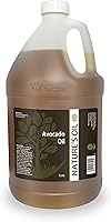 Nature's Oil 100% Pure Avocado Oil 1 Gallon - Premium Carrier for Massage, Essential Oils, Skin & Hair Moisturizer