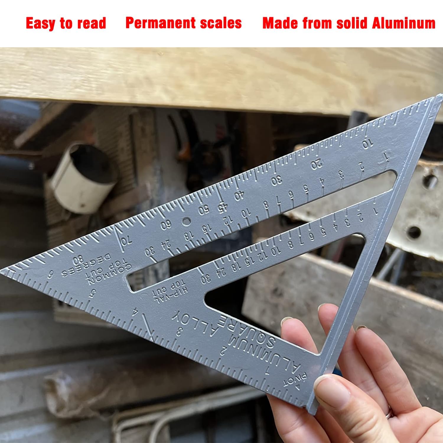 Aluminum Rafter Square - Precision Carpentry Tool -3 Aluminum Rafter Square - Precision Carpentry Tool -3