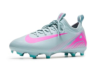 Nike Kids Jr. Mercurial Vapor 16 Academy Multi-Ground Low-Top Soccer Cleats (Little Kid/Big Kid) Kids Shoes Ocean Cube/Pink Blast : 1.5 Little Kid M