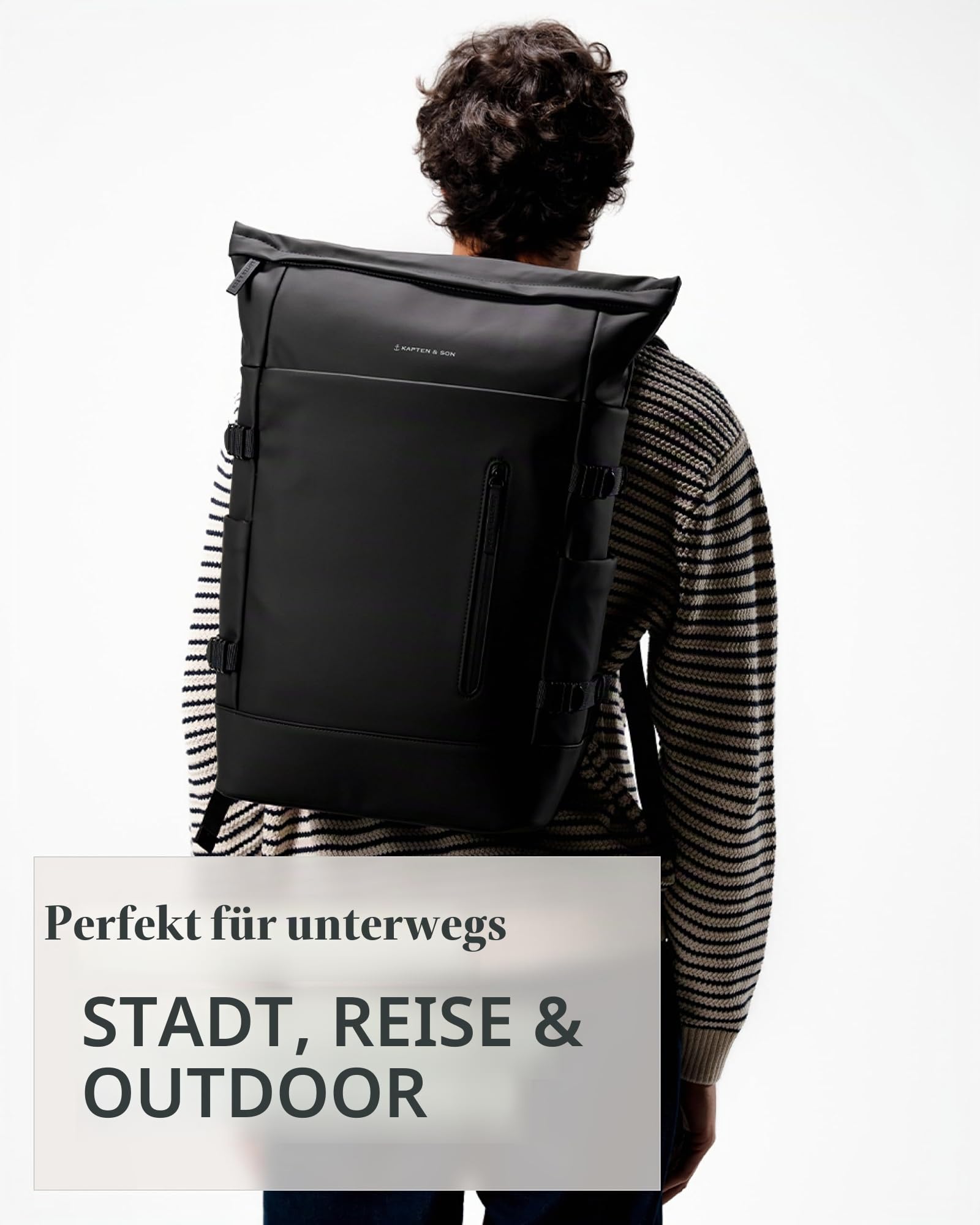 Kapten & Son Helsinki Pro Backpack All Black