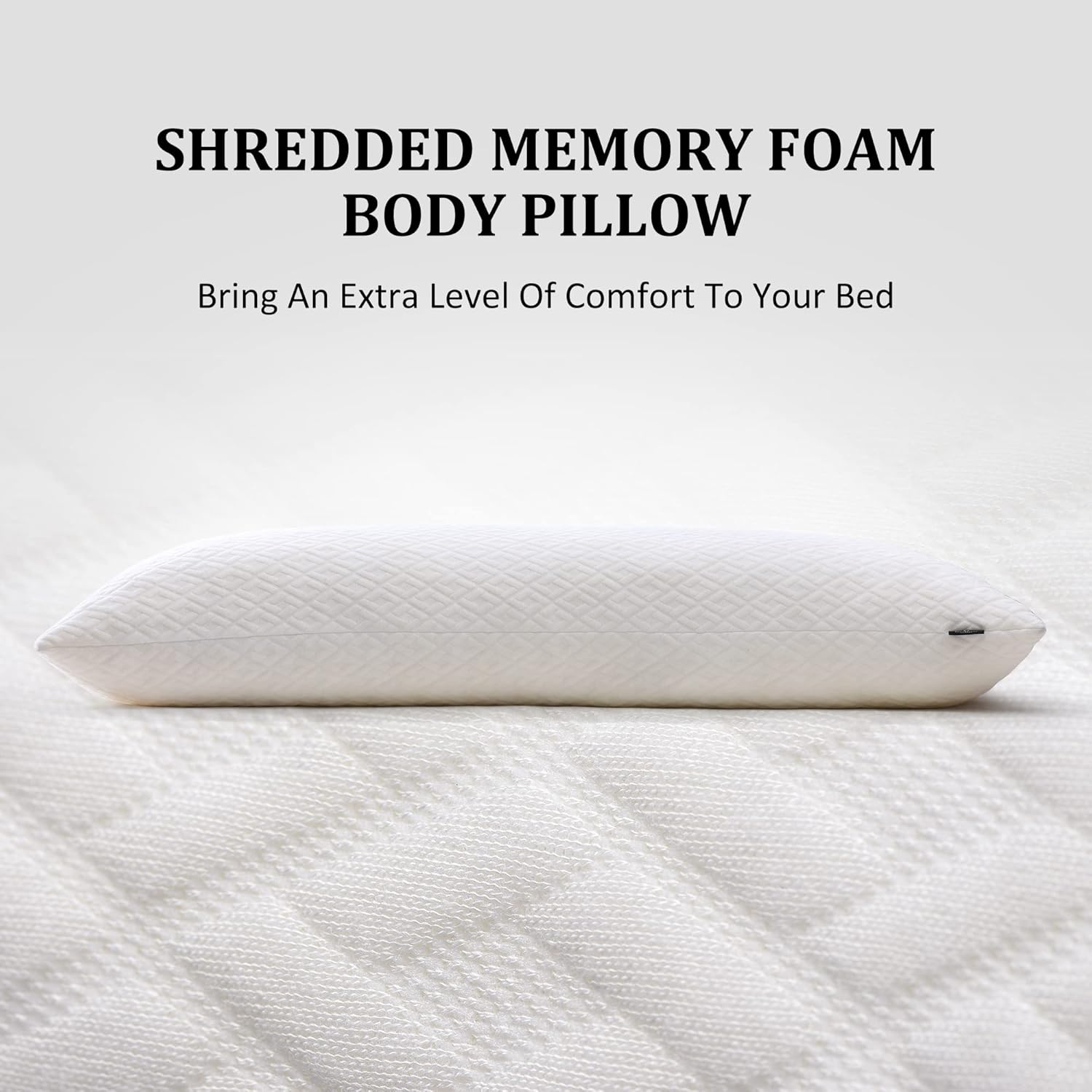 Basic Beyond Memory Foam Pillows - Long Body Pillows for Adults, 20x54, Side & Back Sleepers