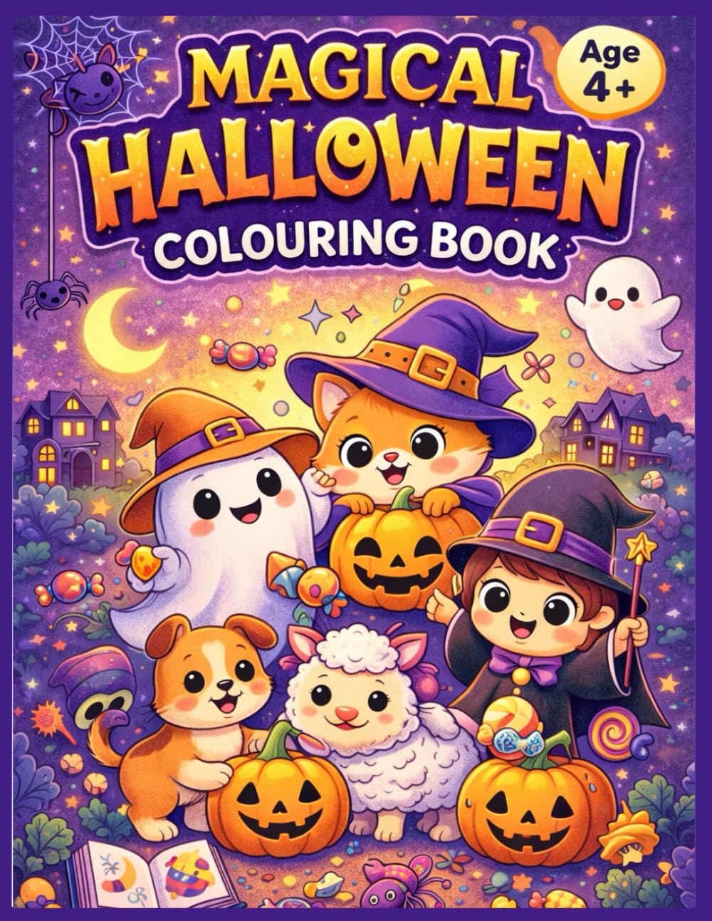 Magical Halloween Colouring Book: A Cute and Spooky Colouring Adventure for Little Artists (Magical Coloring Adventures)