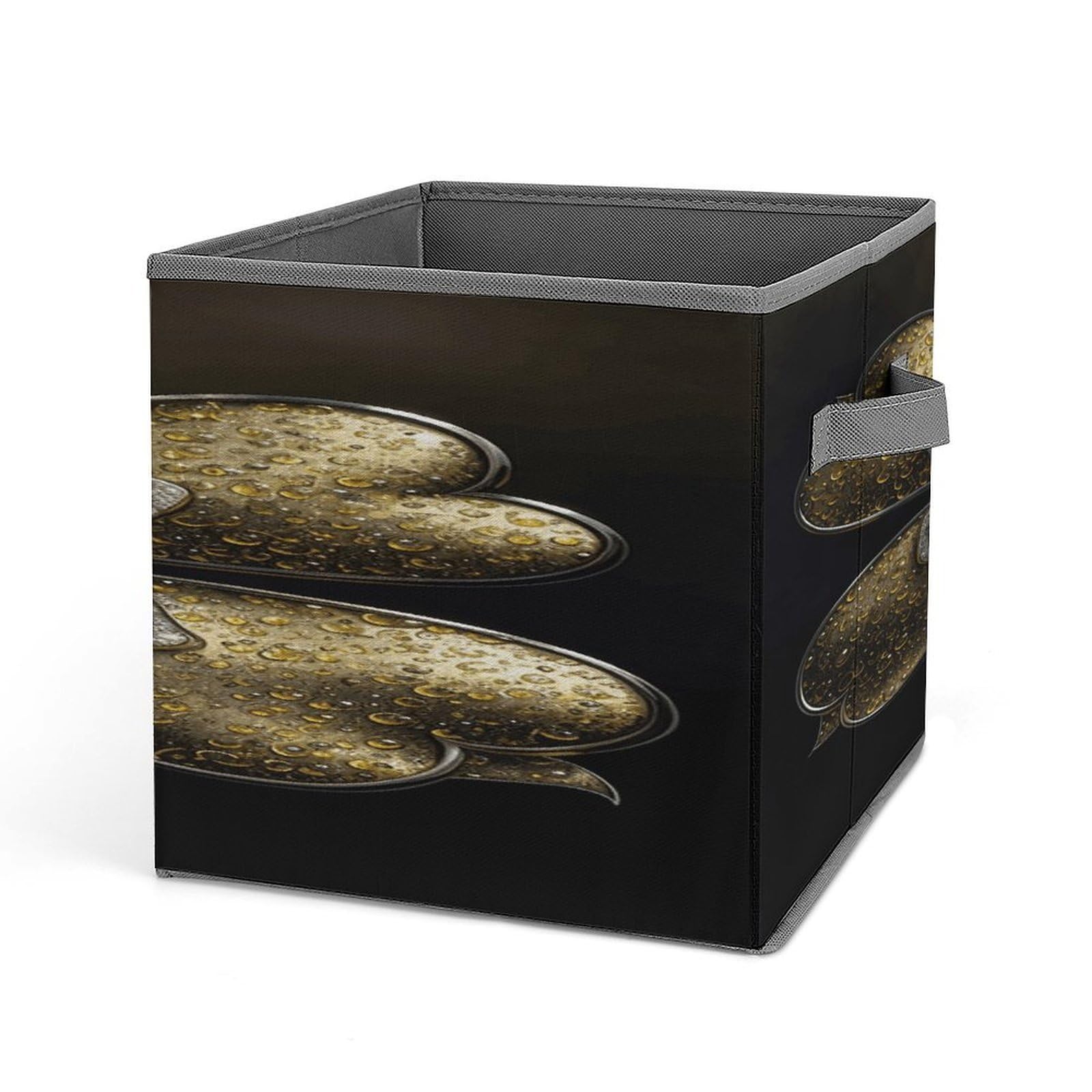 Fekiloot Style Golden Decoration Storage Bins Storage Baskets