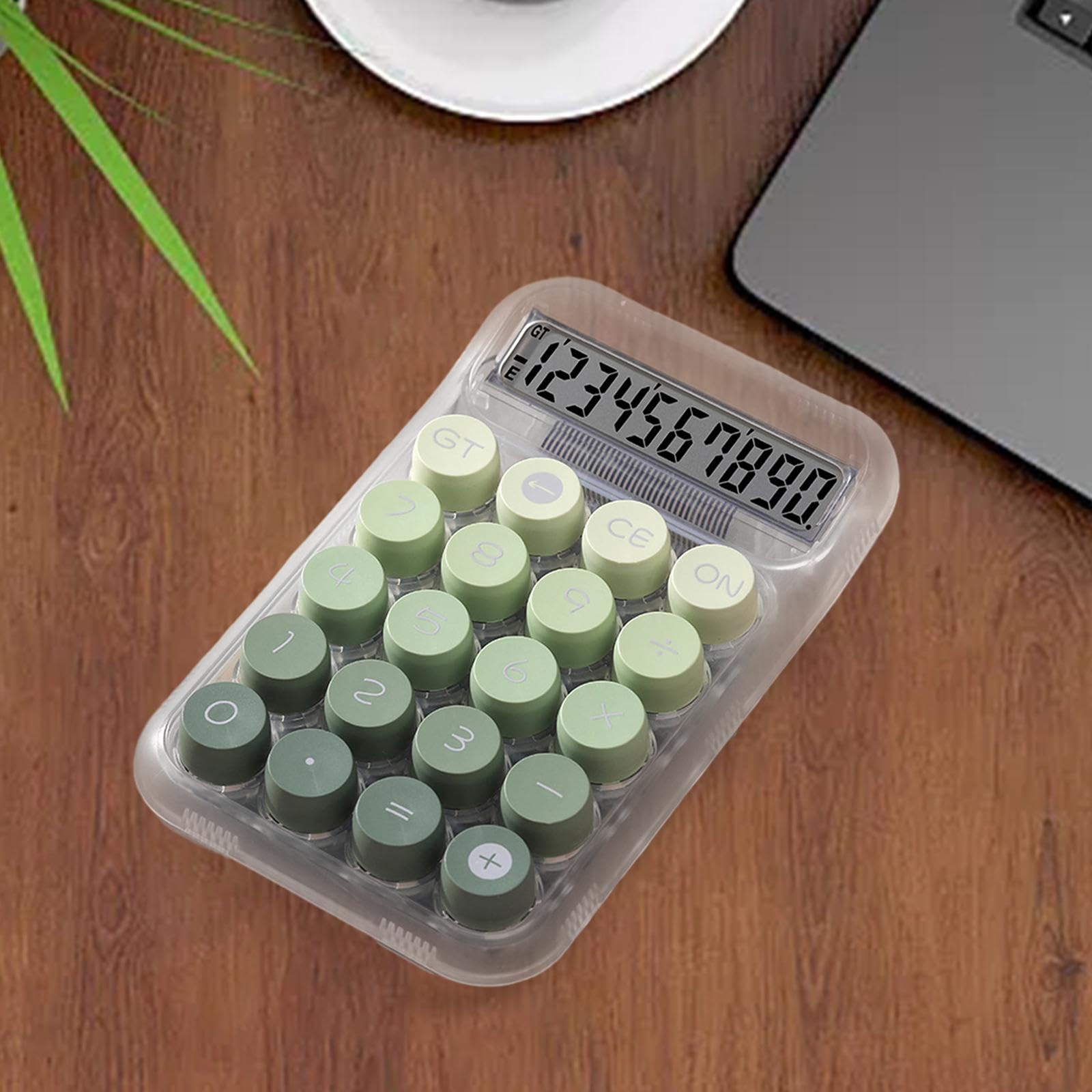 Calculatrice à Clavier Mécanique élégante pour Un Calcul Facile, Vert