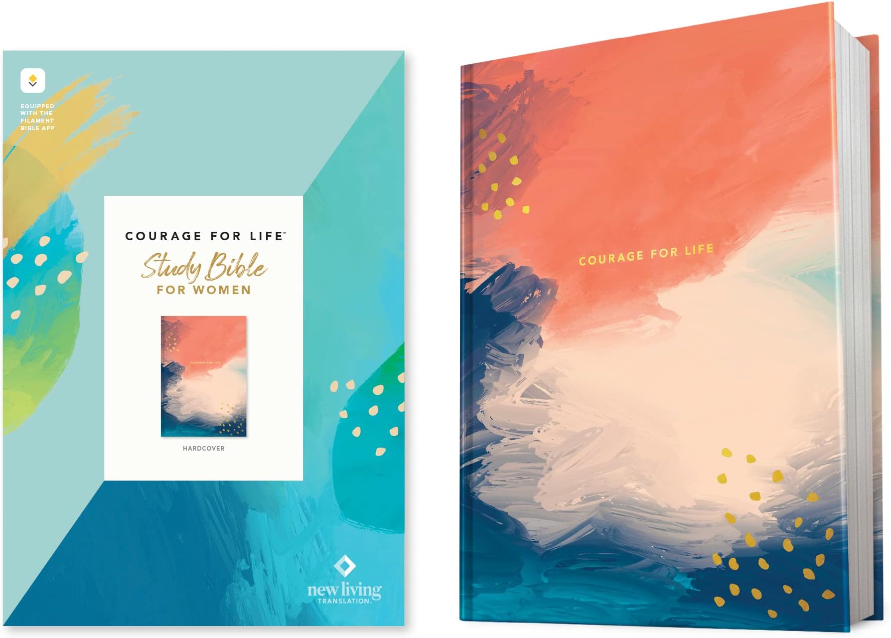 NLT Courage for Life Study Bible for Women, Filament-Enabled Edition (Hardcover): New Living Translation, Filament