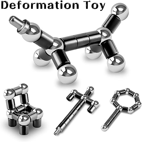 Miniatura 2 de LARAH Black Fidget Pen Toy, Sensory Tool EDC Fidgeting Game for Adults, Cool Gadget Best for Stress and Anxiety Relief and Kill Time,Novelty Gifts