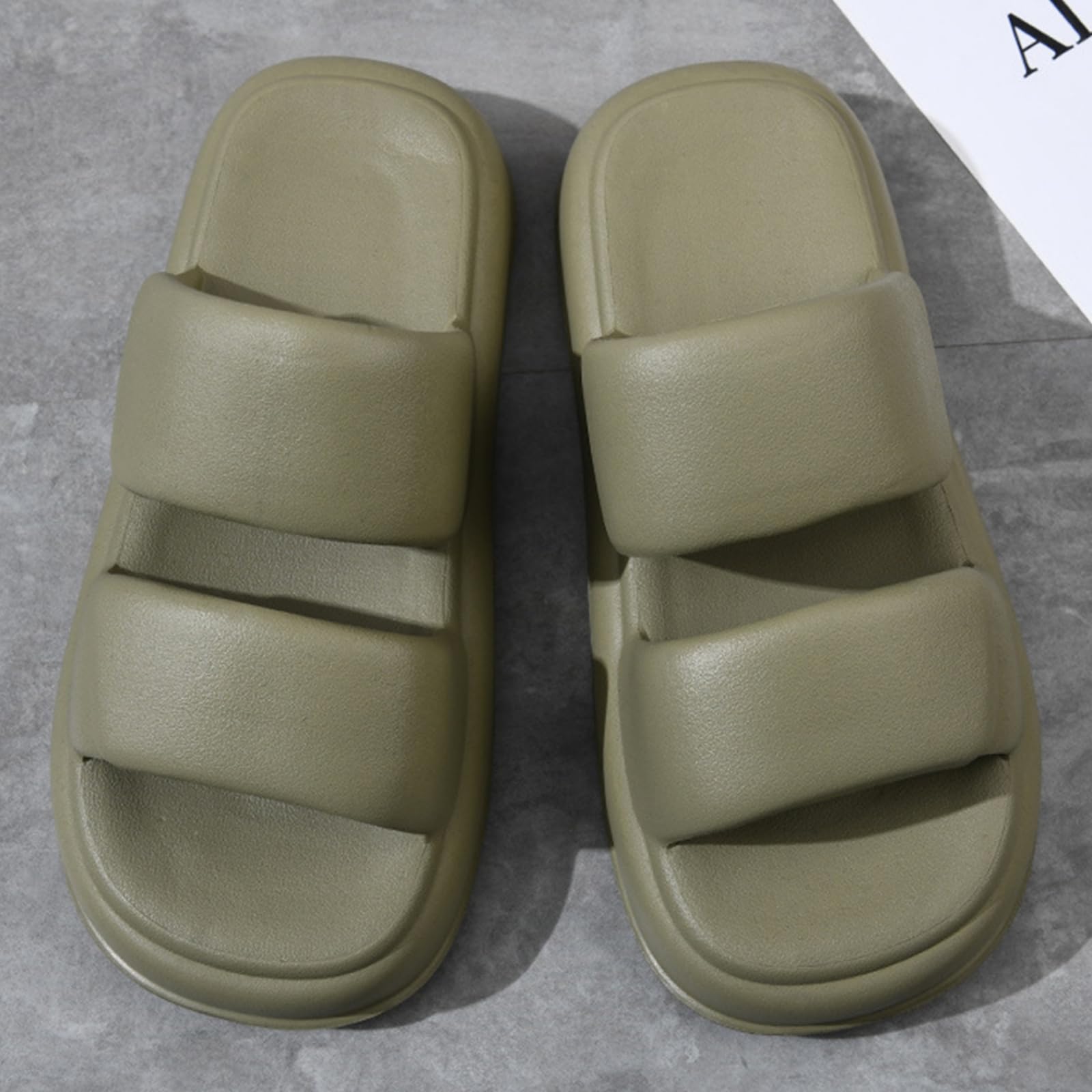 Claquette Hommes Pantoufles pour Été Loisirs Mode Tongs Chaussures De Plage Antidérapantes Résistantes À l'usure-sable-44-45